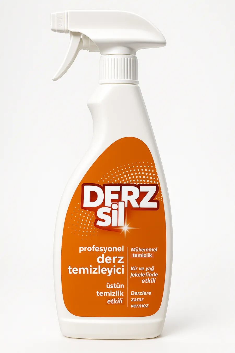 Derzsil profesyonel derz temizleyici sprey ambalaj tasarımı